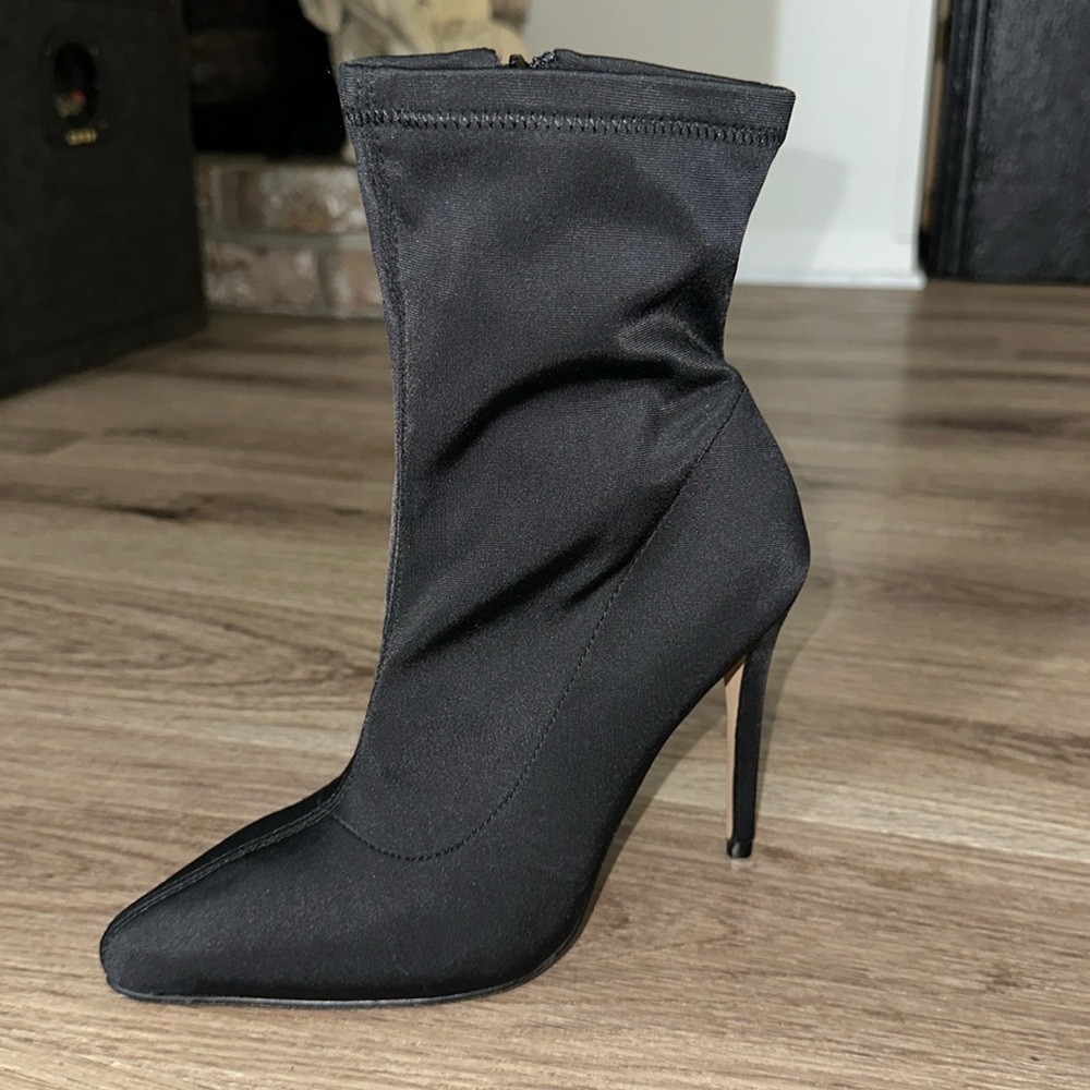 Sexy Black Ankle Boots